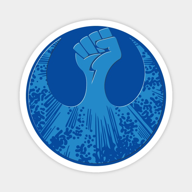 Join the #BlueCrew Resistance Magnet by Doc Multiverse Designs